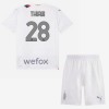 Officiële Voetbalshirt + Korte Broek AC Milan Thiaw 28 Uit 2023-24 - Kids